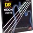 DR Bass Neon White NWB-45 Medium (45-105) 2