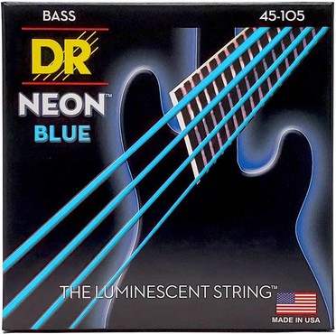 DR Bass Neon Blue NBB-45 Medium (45-105) 0