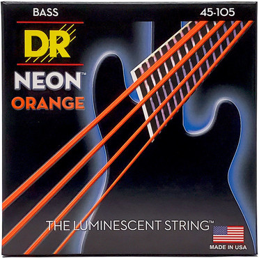 DR Bass Neon Orange NOB-45 Medium (45-105) 0