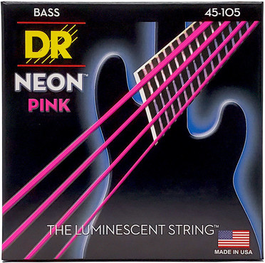 DR Bass Neon Pink NPB-45 Medium (45-105) 0