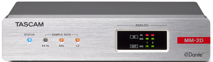 Tascam MM-2D-X Dante-Analogue 0