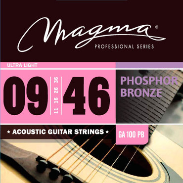 Magma GA100PB Phosphor Bronze Extra Light (9-46) 0