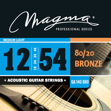 Magma GA140B80 Bronze 80-20 Medium Light (12-54) 0