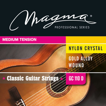 Magma GC110D Nylon Crystal Gold Medium Tension 0
