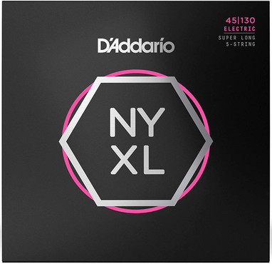 D'Addario NYXL45130SL Regular Light 5-String Super Long Scale (45-130) 0