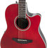 Ovation Applause AB24II-2S Balladeer Cutaway Ruby Red Satin 7