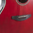 Ovation Applause AB24II-2S Balladeer Cutaway Ruby Red Satin 4