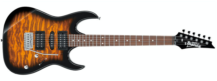 Ibanez Gio GRX70QA-SB Sunburst 0