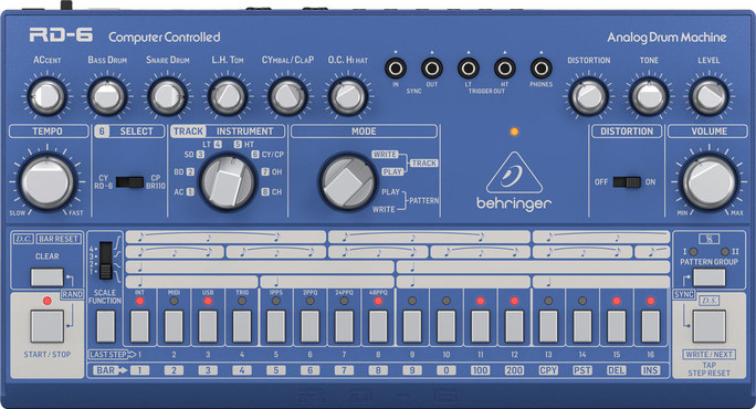 Behringer RD-6-BU Rhythm Designer 0