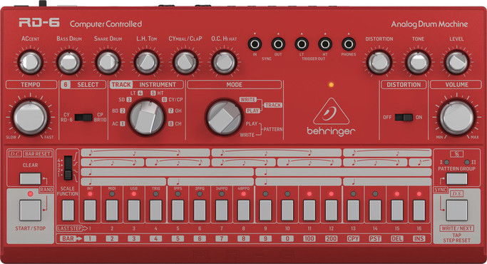 Behringer RD-6-RD Rhythm Designer 0
