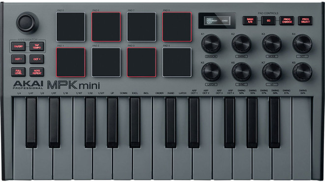 Akai MPK Mini MK3 Gray 0