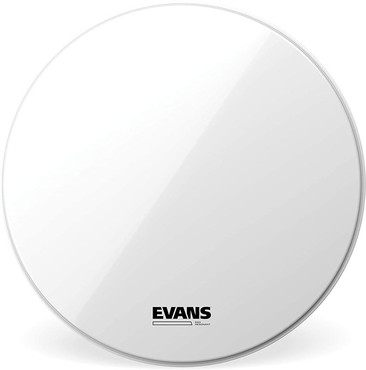 Evans EQ3 Resonant No Port Smooth White Bass BD20RSW-NP 0