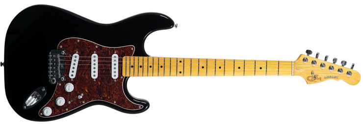 G&L Tribute Legacy Black MP Poplar 0
