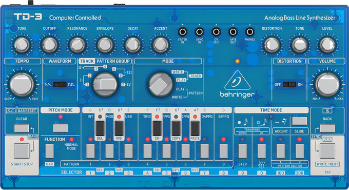 Behringer TD-3-BB Analog Bass Line Synthesizer 0