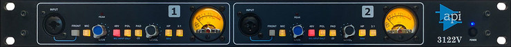API Audio 3122V 2-Channel Mic Preamp 0