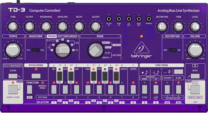 Behringer TD-3-GP Analog Bass Line Synthesizer 0
