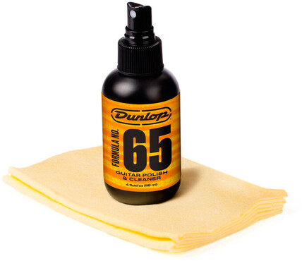 Dunlop 654C Polish & Cleaner with Cloth 0