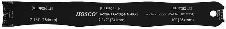 Hosco RG2 Fingerboard Radius Gauge 0