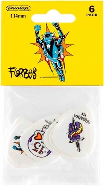 Dunlop BL100P114 Alan Forbes Blackline STD 6 Pack 0