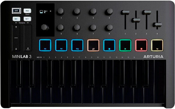 Arturia MiniLab 3 Deep Black 0