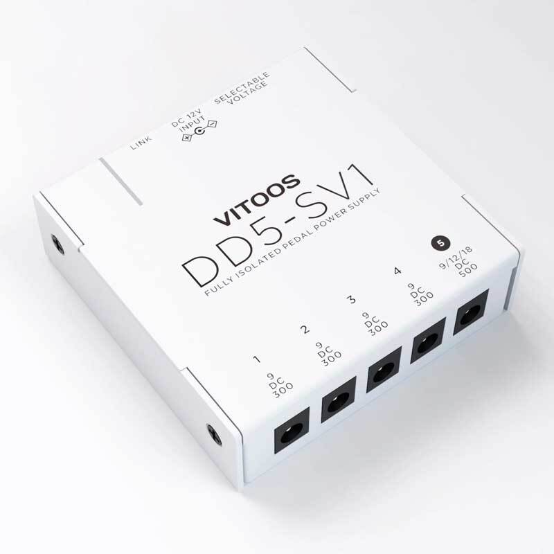 Vitoos DD5-SV1 блок питания для гитарных примочек купить в Москве