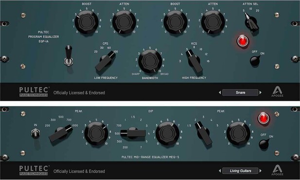 Apogee Pultec FX Bundle (EQP1-A + MEQ-5) 3