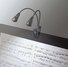 K&M 12243-000-55 Music Stand Double LED FlexLight 1