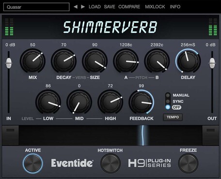 Eventide ShimmerVerb ShimmerVerbScreenshot