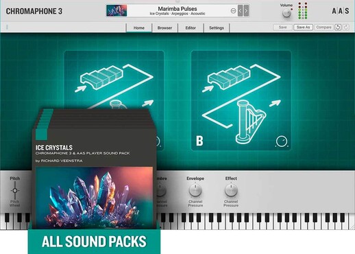 Applied Acoustics Systems AAS Chromaphone 3 & Packs 5