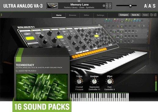Applied Acoustics Systems AAS Ultra Analog VA-3 & Packs 2