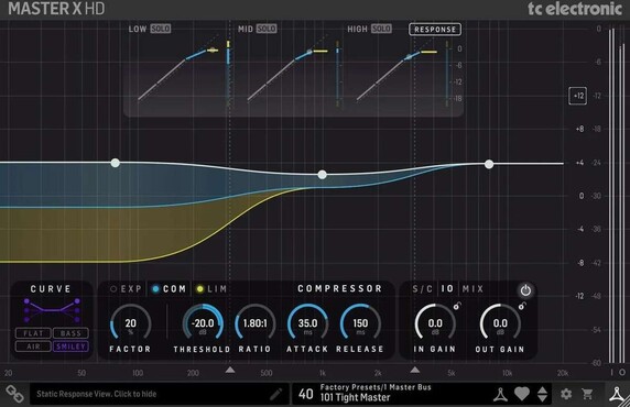 TC Electronic Master X HD Easy Multiband Dynamics 0
