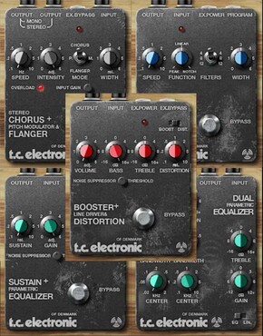 TC Electronic Vintage Guitar Pedal Bundle Native 0