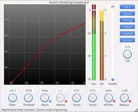 Sonoris Mastering Compressor 0